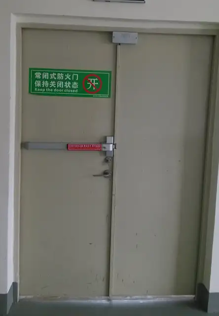 Fire Rated Security Panic Bar Exit Device Lock For Double Door