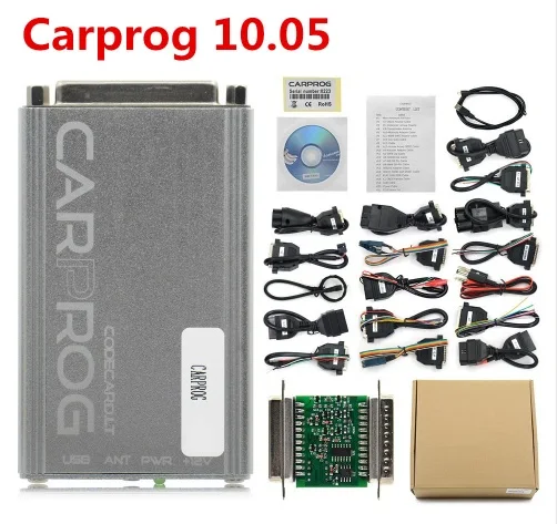 Онлайн V8.21 CARPROG V10.93 программатор с 21 адаптером радио одометры приборные панели