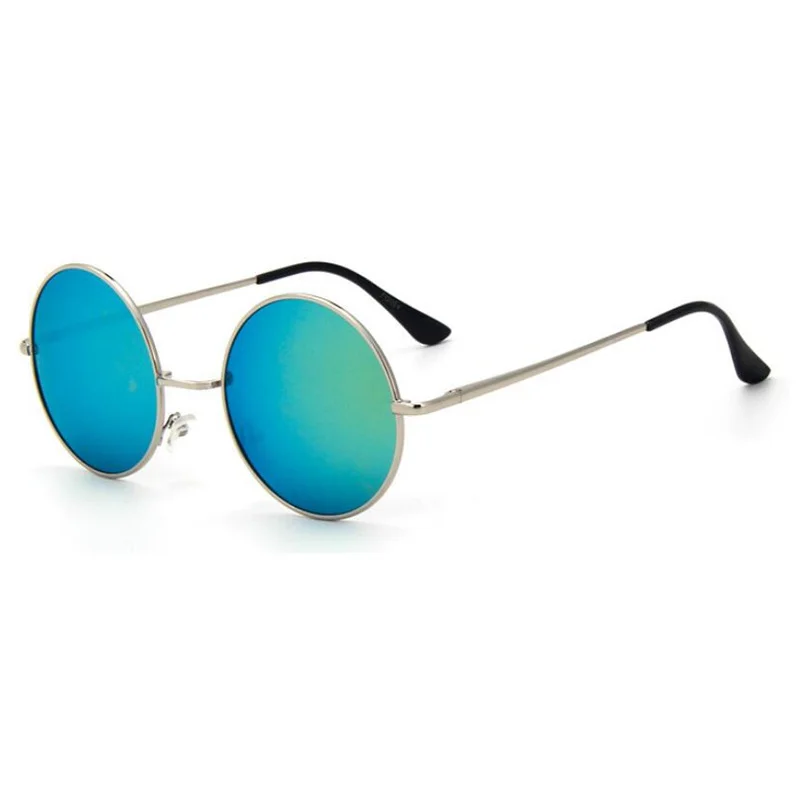 Солнцезащитные очки с круглой металлической оправой в стиле ретро|fashion sun glasses|sun