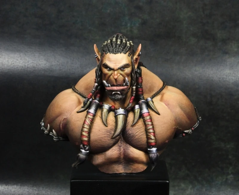 

1/12 Scale 5.5 cm Unpainted Resin bust Orc Durotan collection bust
