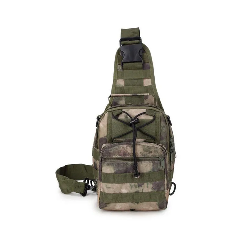 Scione мужские нейлоновые водонепроницаемые камуфляжные нагрудные сумки, рюкзак на плечо, Модные Военные уличные спортивные сумки через плечо, походная дорожная сумка - Цвет: Ruins Camouflage