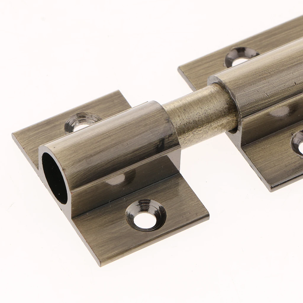 Vintage Style Metal Door Slide Latch Lock Bolt Latch Barrel for Home Door Gate Security
