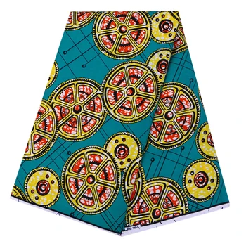 

Latest fashion Africa Ankara printing wax fabric real 2020 wax tissu African sewing material 100%cotton high quality 6yards lot