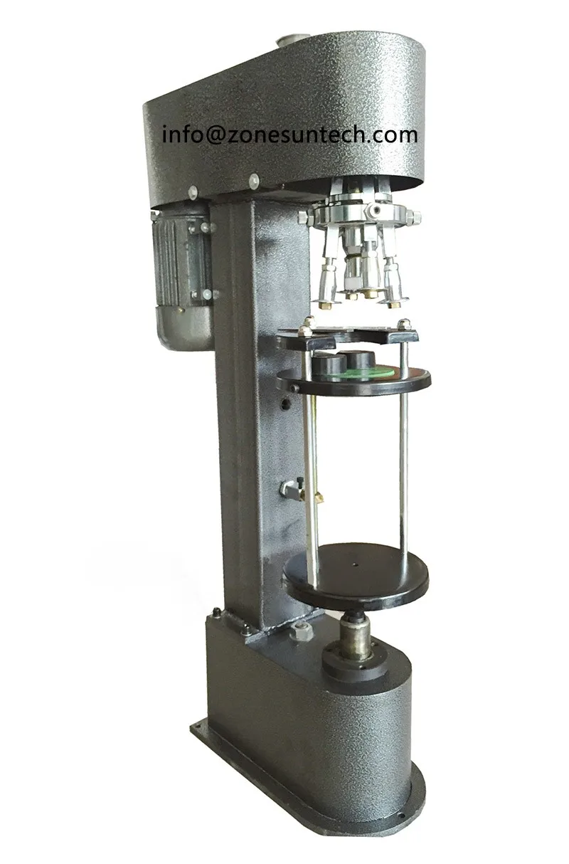 ZONESUN Wine ROPP Bottle Cap Crimping Machine Semi-automatic Metal Cap ...