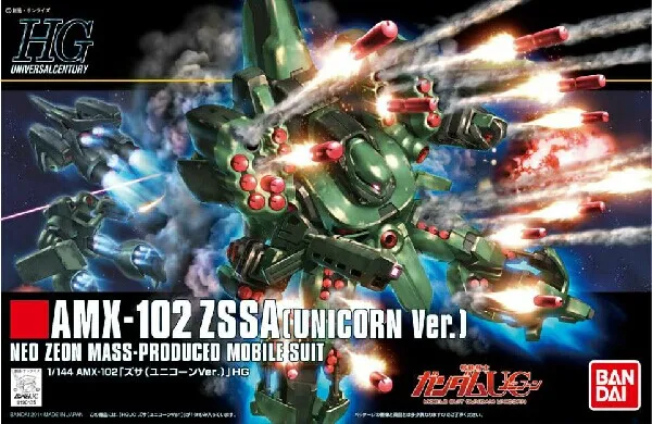 

Bandai HGUC 180 1/144 AMX-102 Zssa Jiesha genuine Zisa Relenza Unicorn version