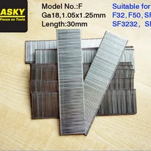 30 мм гвозди для F50 F32 SF5040 SF3232 SF3025 воздуха гвоздильщик и степлер, пневматический гвоздепистолет 2000 шт./лот