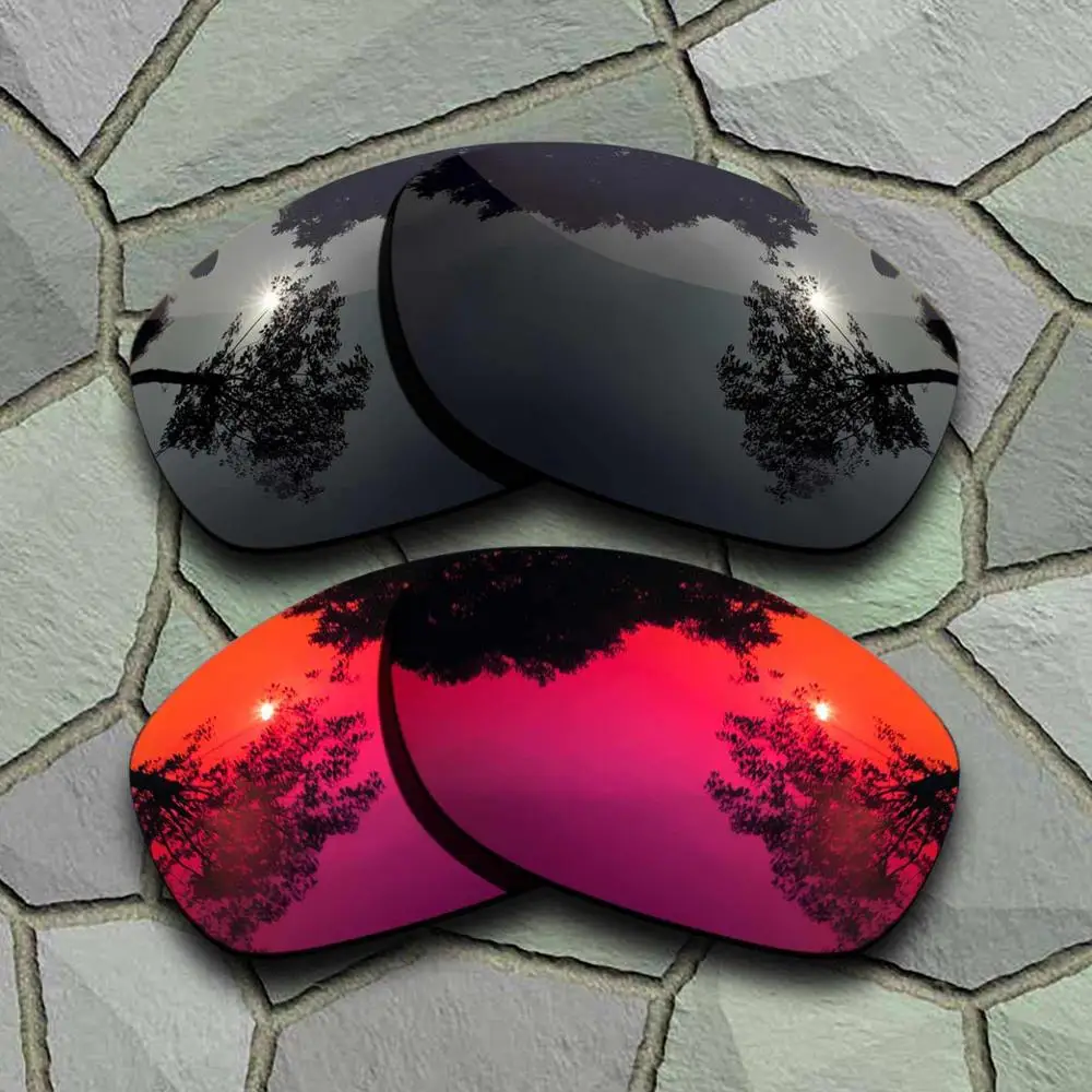 Солнцезащитные очки поляризованные Сменные линзы для солнцезащитных очков - Цвет линз: Black-Violet Red