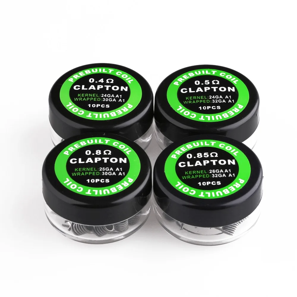 

RDA Atomizer prebuild coil Flat Twisted Mix twisted Wire Fused Clapton Coils Hive Premade Wrapped Wire Tiger Heating coil
