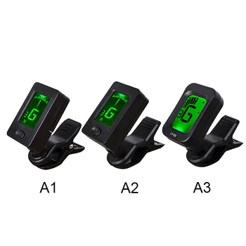 

Mini Clip-On Guitar Tuner Automatic Digital Tone Tuner for Acoustic Electric Guitar Bass Chromatic Violin Ukulele