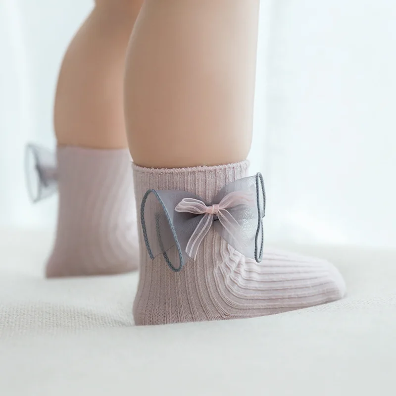 

SeckinDogan Kids Girl Socks Casual Cotton Baby Girl Socks Non-slip Princess Newborn Girl Socks Striped Floral Fashion Socks