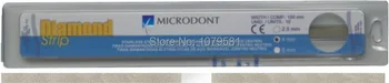 

MICRODNT BRASIL,PACK /10 PCS 2,5MM - Coarse Stainless Steel Diamond Strip FOR POLISHING METAL, PORCELAIN OR FAKE TEETH