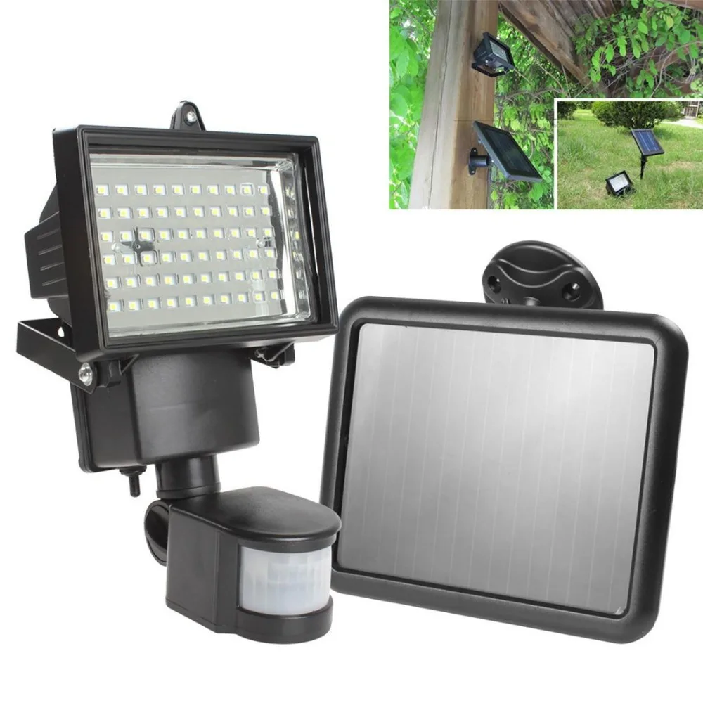 Hot Sale Solar Panel LED Flood Security Solar Garden Light PIR Motion Sensor 60 LEDs Path Wall Lamps Outdoor Emergency Lamp Hot Sale Solar Panel LED Flood Security Solar Garden Light PIR Motion Sensor 60 LEDs Path Wall Lamps Outdoor Emergency Lamp