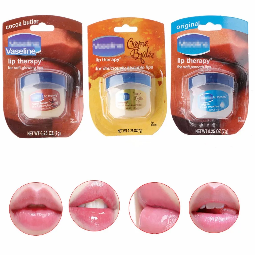 

Pure Petroleum Jelly Protectant Moisturizer Anti Dry & Chapped Lip Balm Natural Organic Lip Care Moisturizing Cream Men&Women 7g