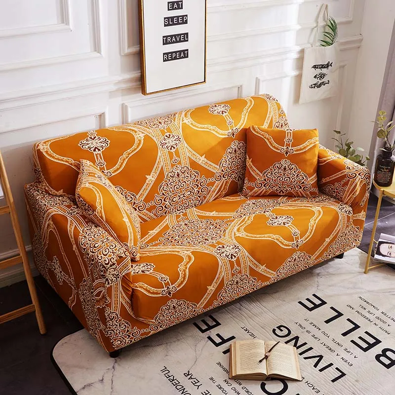 Спандекс чехлы для диванов плотные все включено секционные диванные Угловые чехлы для диванов - Цвет: Color 15