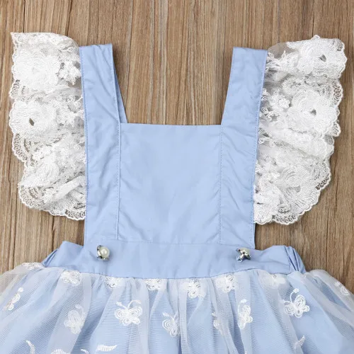 UK/милое платье с цветочным принтом для маленьких девочек; кружевное платье принцессы с открытой спиной; вечерние платья для торжеств