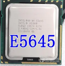 Оригинал E5645 CPU шесть основных официальная версия 1366 pins
