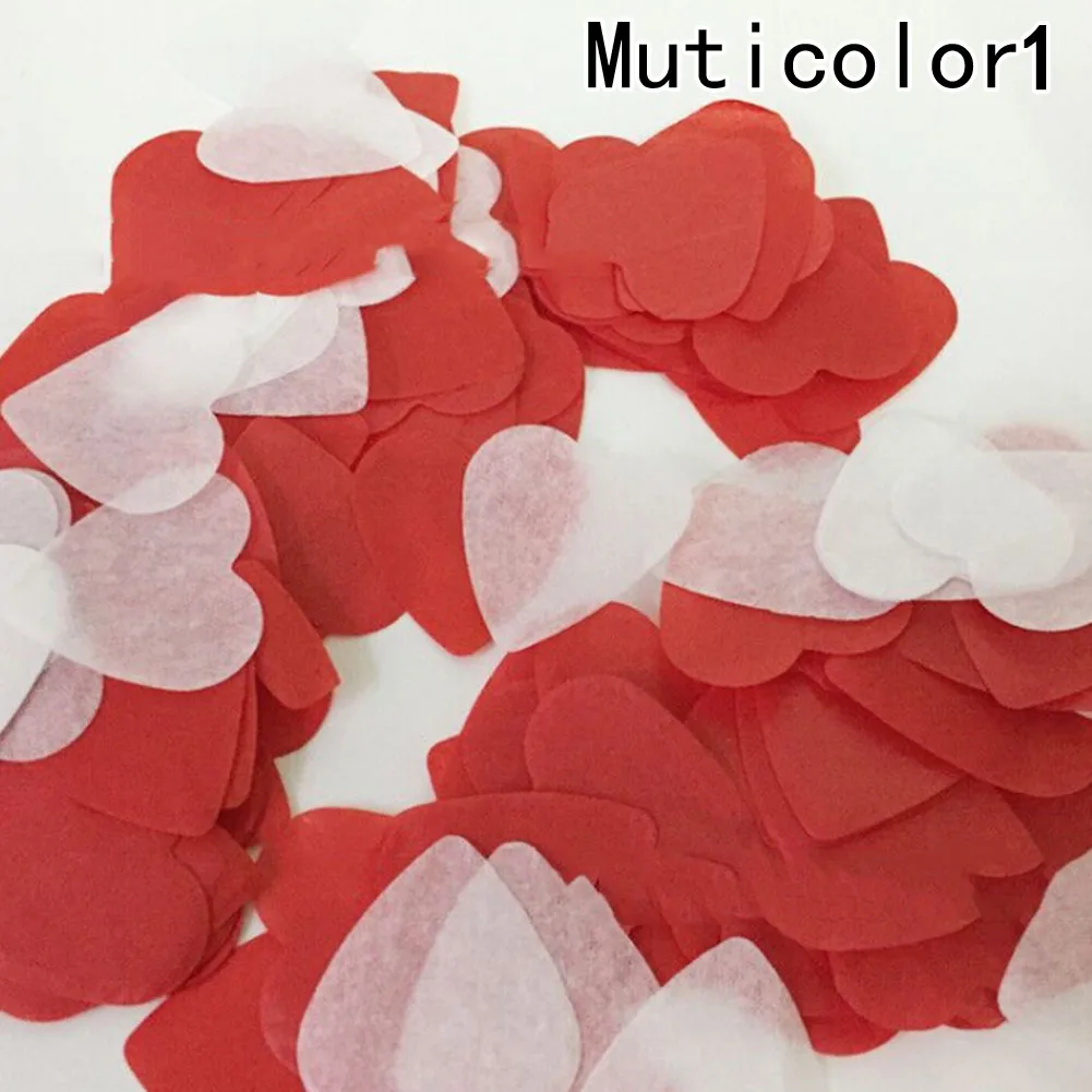 

1 Pack Multicolor Heart Shape Pink Blue Peach Paper Confetti Party Wedding Table Decoration Birthday Party Decorative