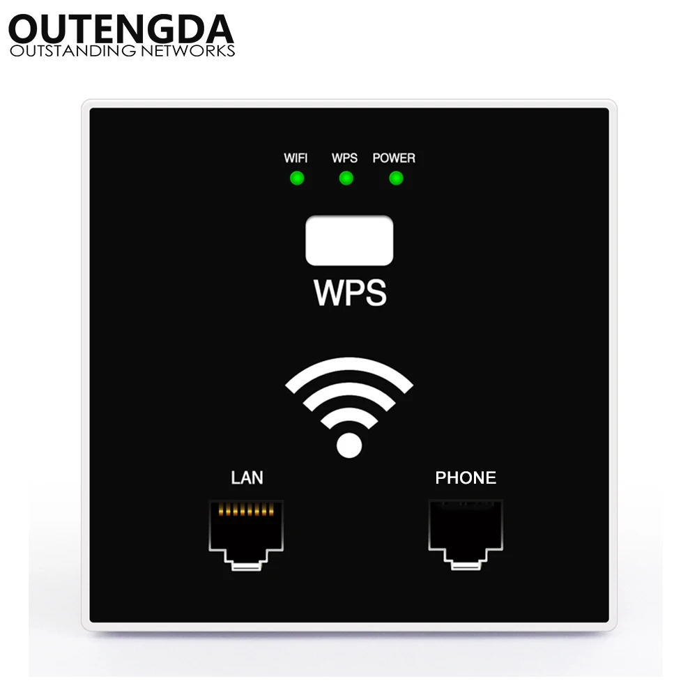 

300M indoor wireless hotspot AccessPoint for hotel WIFI coverage project with AC lan Central manager WISP in wall mini router/AP