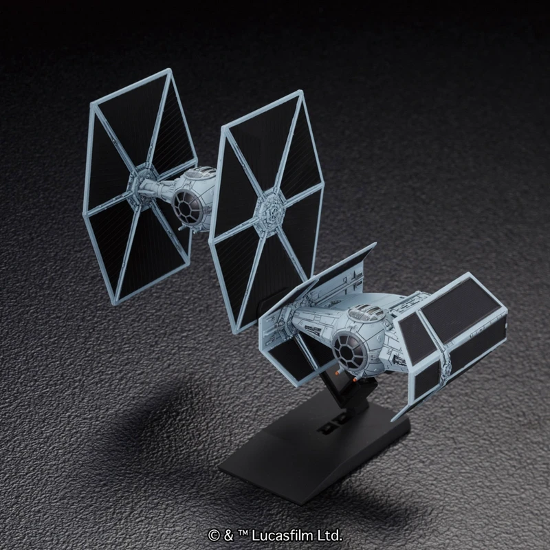 Bandai Звездные войны мини коллекция 07 TIE fighter& advanced titanium fighter ПВХ фигурка модель куклы игрушки Фигурки