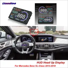 Liandlee для Mercedes Benz SL-Class 2013- OBD безопасный экран вождения автомобиля HUD Дисплей проектор Refkecting лобовое стекло