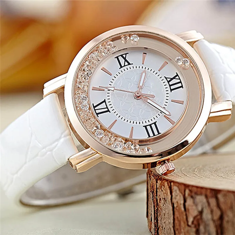 Fashion Women watch Diamonds Leter Band Analog Quartz Vogue Watches Wrist Watch Relogio Feminino #2AP28 (6)