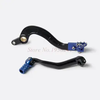 

NICECNC Gear Shift Lever Folding Tip & Rear Brake Pedal Foot Rest Kit for Yamaha YZ250F 2010 2011 2012 2013 YZ 250F Blue Billet
