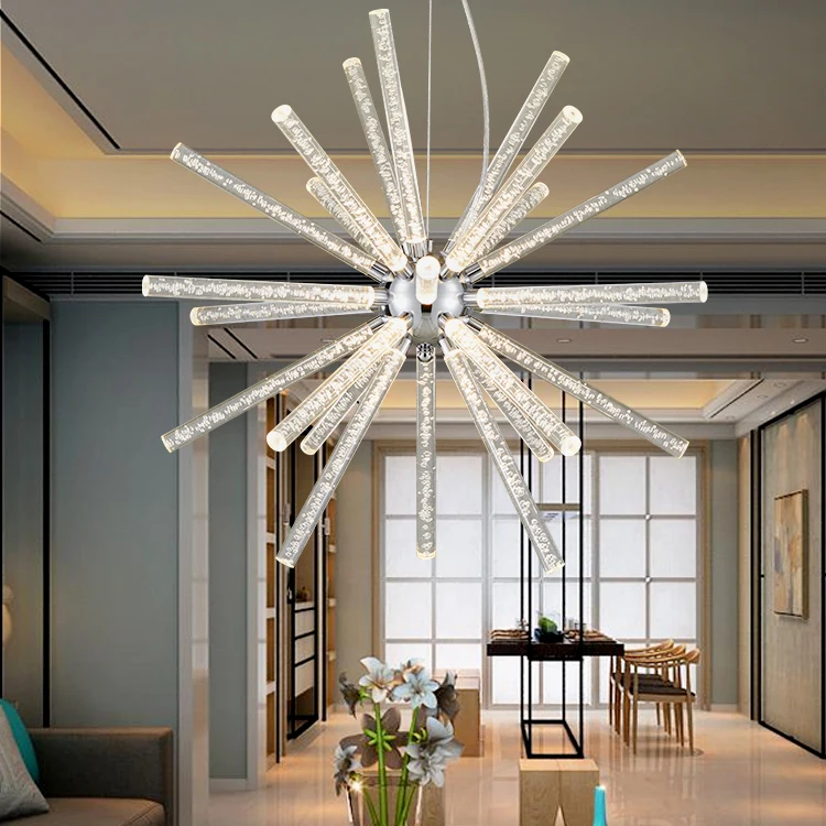 

children's bedroom Personality sun shape LED pendant lights Restaurant Bar real planet bubble acrylic led pendant lamps ZA FG455