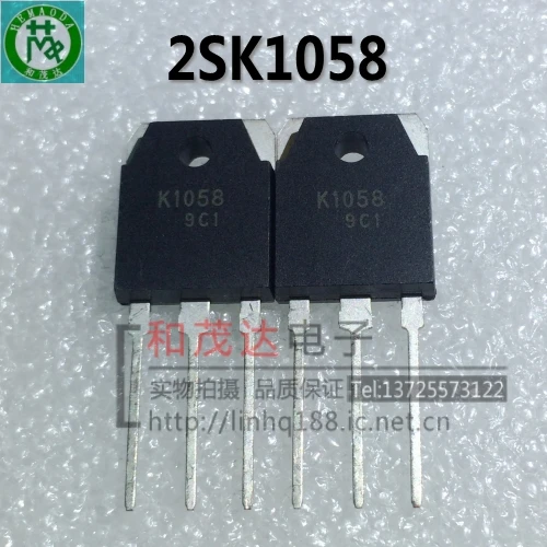 

2PCS/ 2SK1058 K1058 TO-3P TO3P