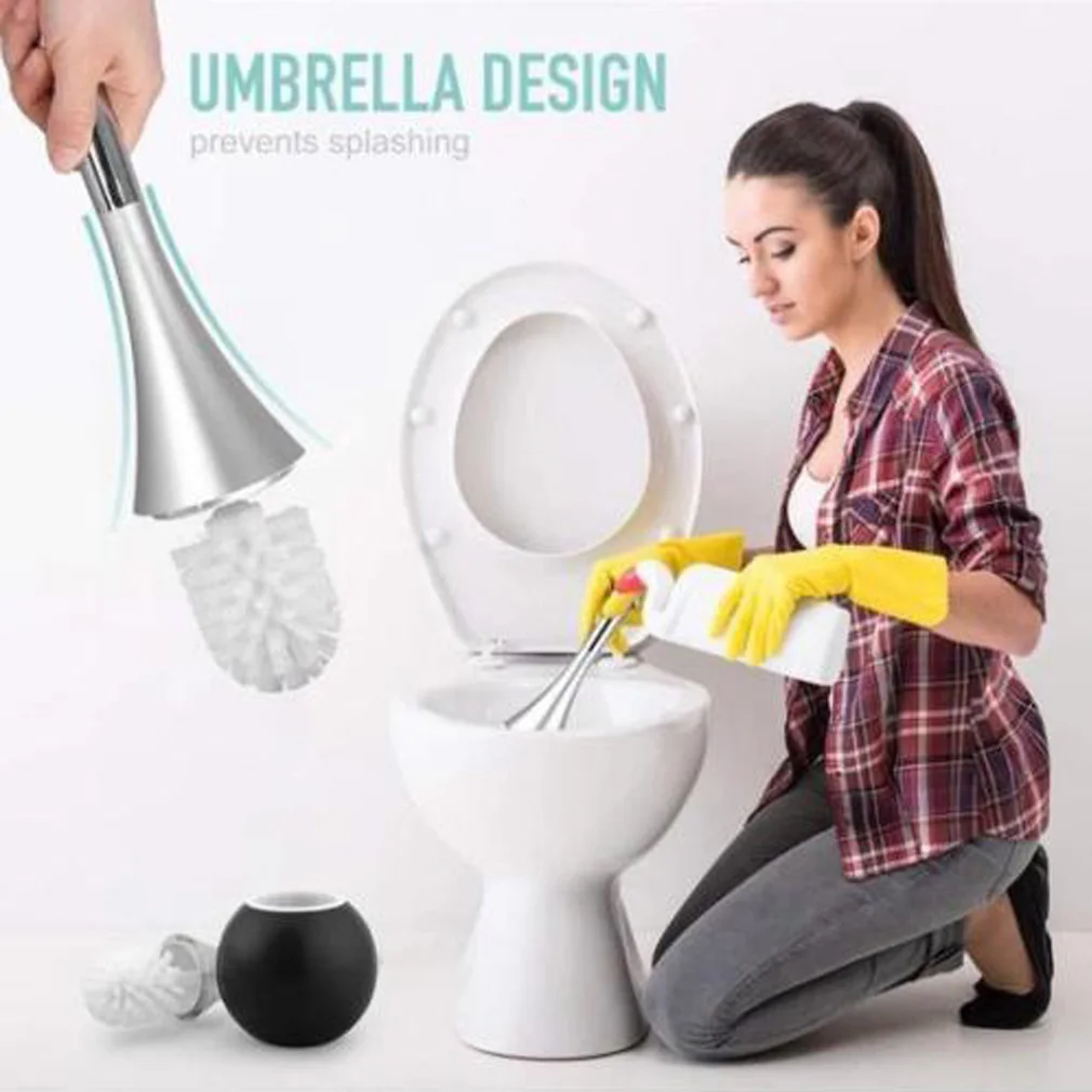 Горячая новинка набор туалетных щеток с подставкой креативный набор кистей для чистки вазы Ванная комната Туалет