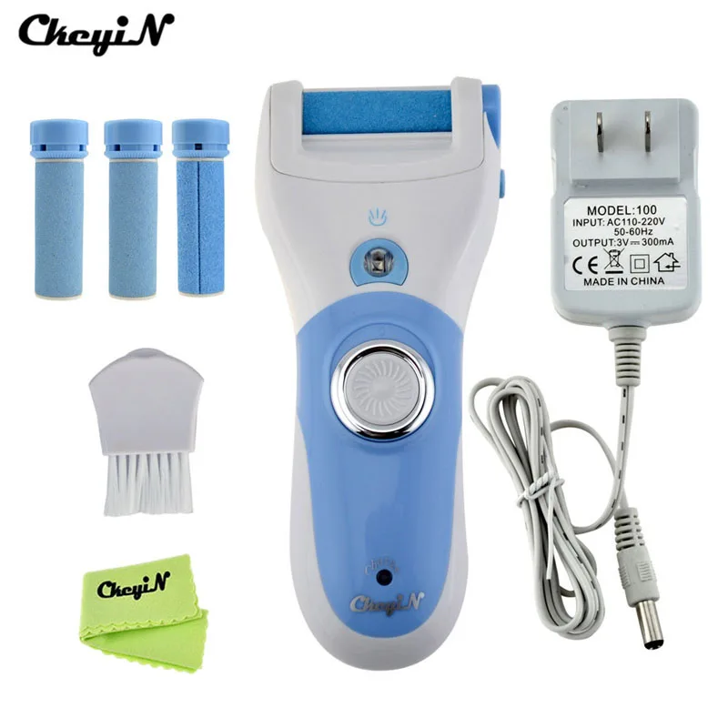 Callus Remover Foot Care Tool Pedicure Machine 4Pcs Roller Electric Foot Heel Cuticles Shaver Express Dead
