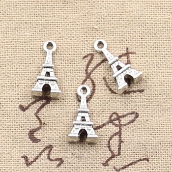 

12pcs Charms Eiffel Tower Paris 15x8mm Antique Making Pendant fit,Vintage Tibetan Bronze Silver color,DIY Handmade Jewelry