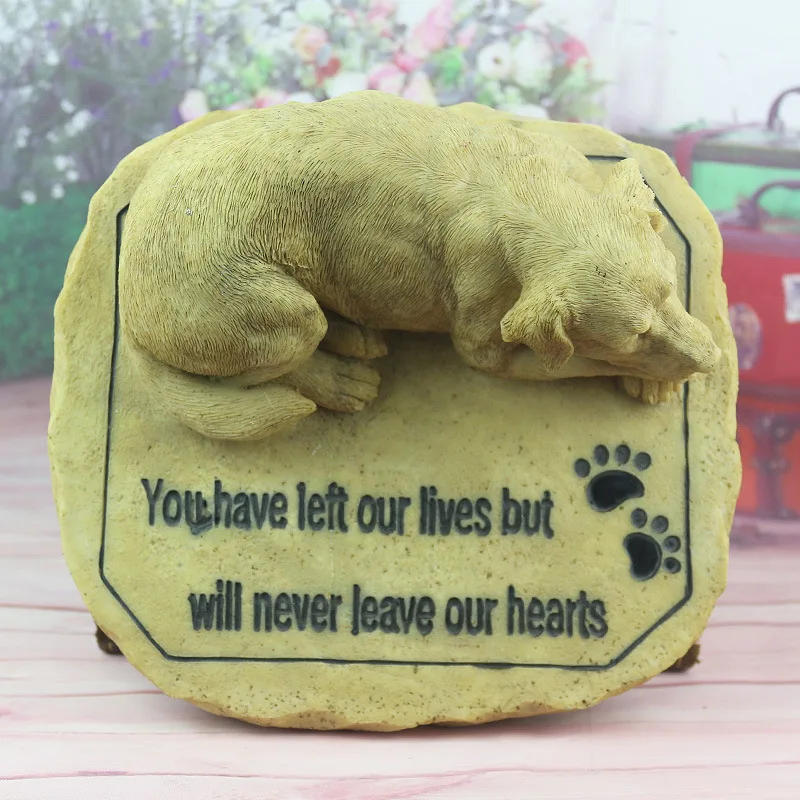 

Pet gravestones, synthetic resin ornaments, dog souvenirs, family decorations, pet souvenirs