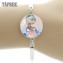 TAFREE странные вещи Браслет американский фильм ювелирные изделия с картинами модный очаровательный стеклянный купол аксессуары QF114