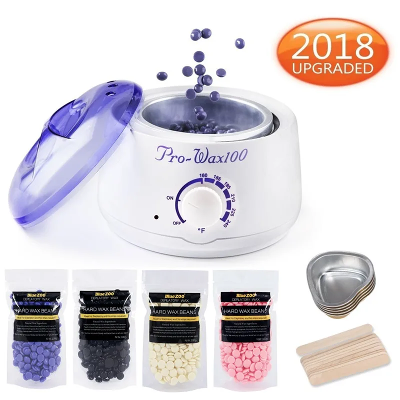 

Depilatory Wax Heater Wax Cartridge Hair Removal Cream Home Hair Removal Bean Machine Bean Sticks Waxing Kit EU/US Plug
