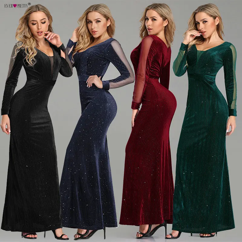 Black-Evening-Dress-Long-Sleeve-Ever-Pretty-EP07394BK-Elegant-Little-Mermaid-Autumn-Long-Formal-Party-Gowns (1)