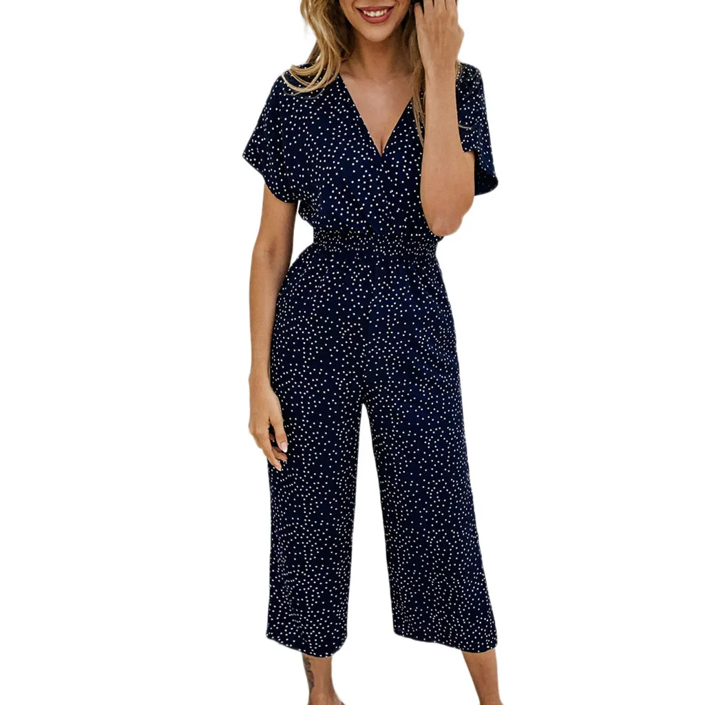 express polka dot jumpsuit