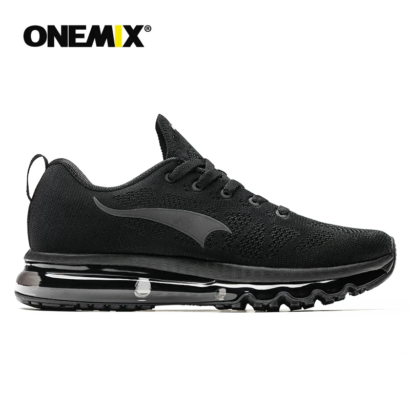 ONEMIX Hot Sale Men Road Running Shoes Breathable Runner Athletic Sneakers Women Air Cushion Running Shoes Outdoor Walking Shoes