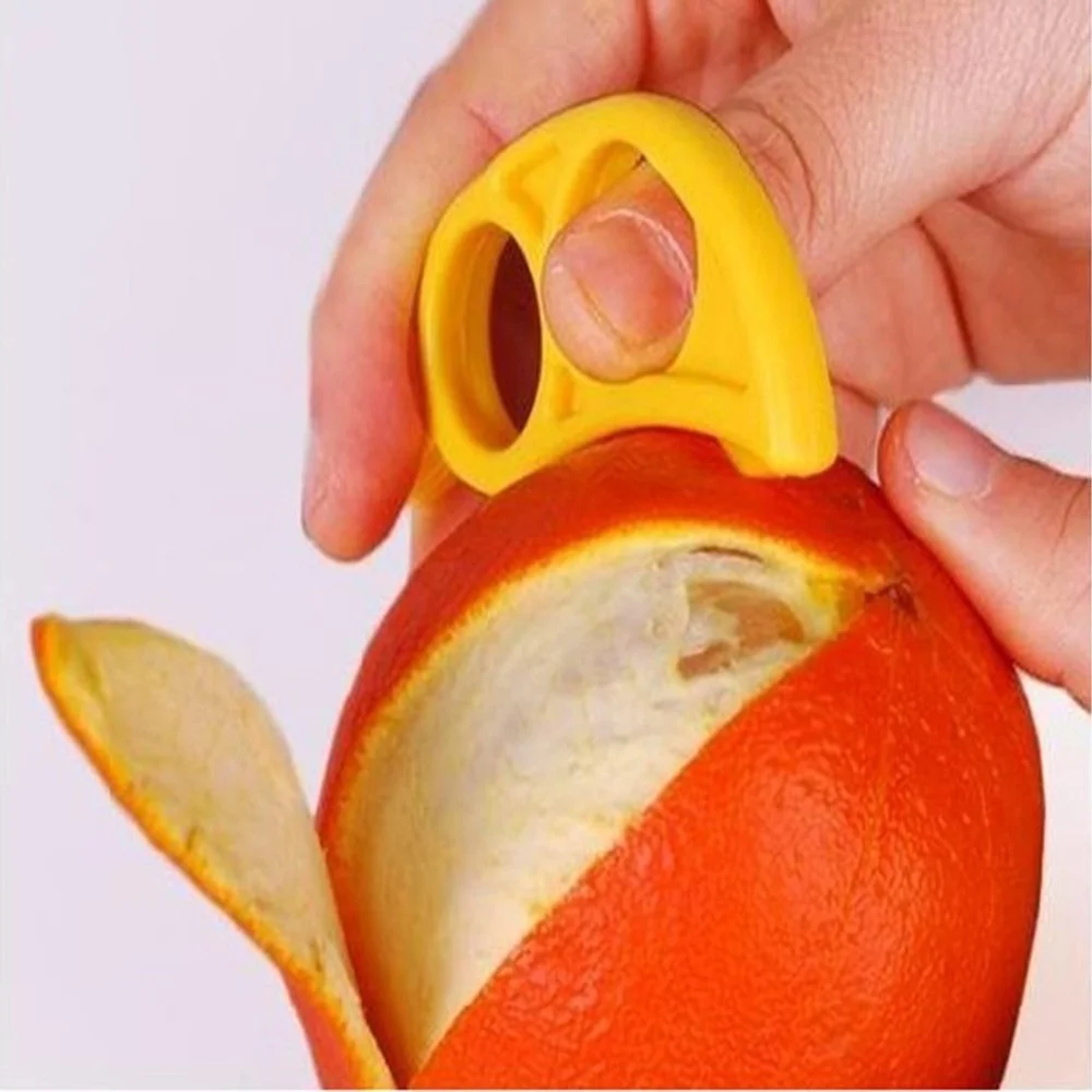 5PCS Orange Quickly Peeler Creative Convenient Life Easy To Strip Away