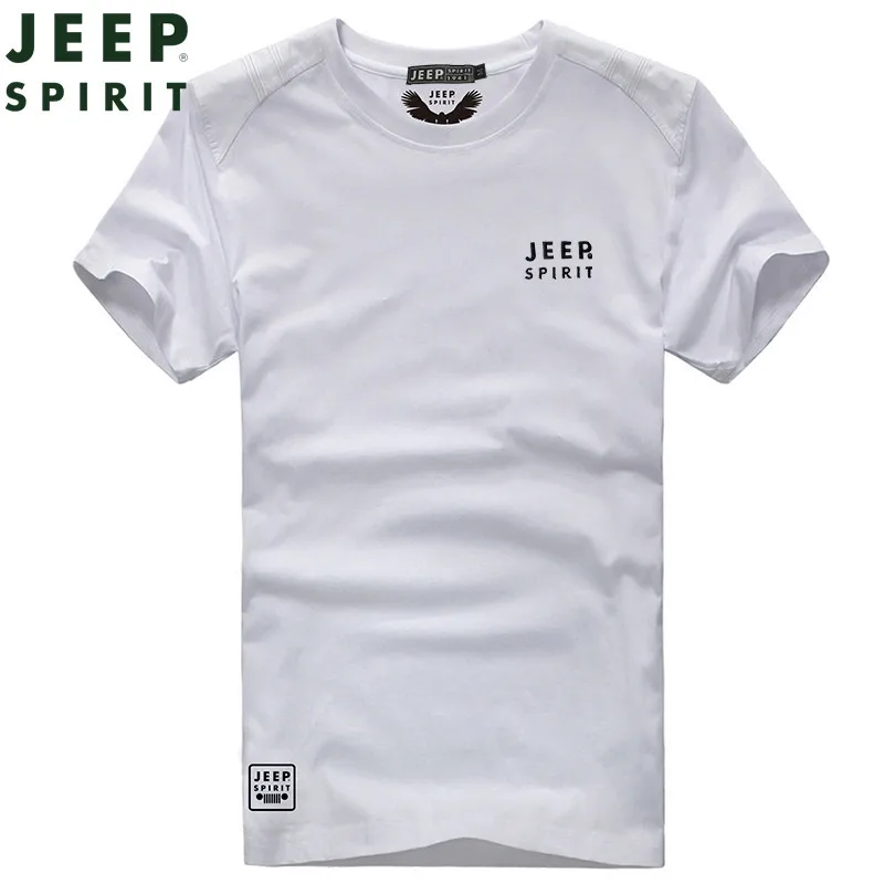

JEEP SPIRIT Summer t shirt Men's T-shirts Casual Loose Cotton tee shirt homme O-Neck Military tshirt Men Camisetas hombre M-3XL