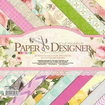 cute scrapbooking set lovely 1212 sheet pad paper kit desinger