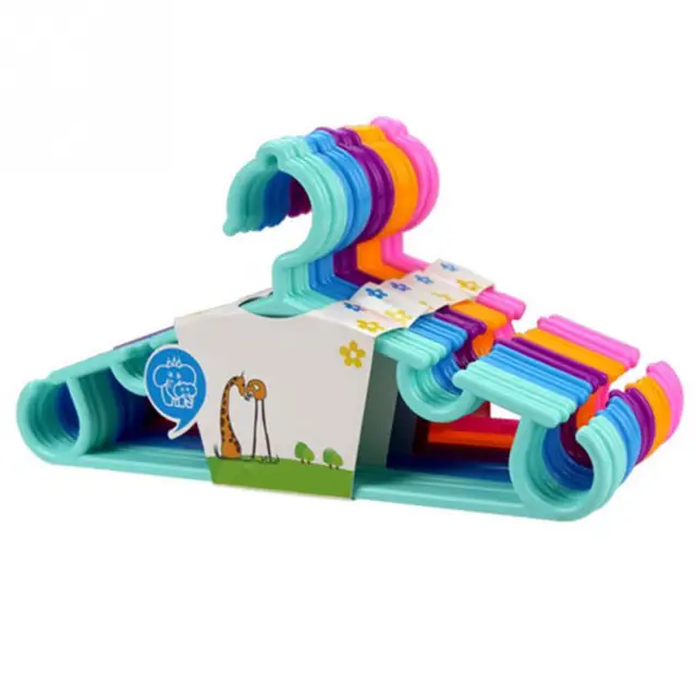 5 pz Grucce di Plastica Variopinta Del Bambino Dei Pantaloni Bar Cappotto Asciug 5 pz Grucce di Plastica Variopinta Del Bambino Dei Pantaloni Bar Cappotto Asciug