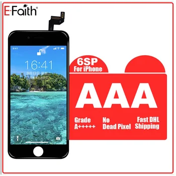 

E-Faith 100 PCS/lot LCD For iPhone 6s Plus Replacement with Touch Screen Digitizer Assembly Display LCD No Dead Pixel by DHL