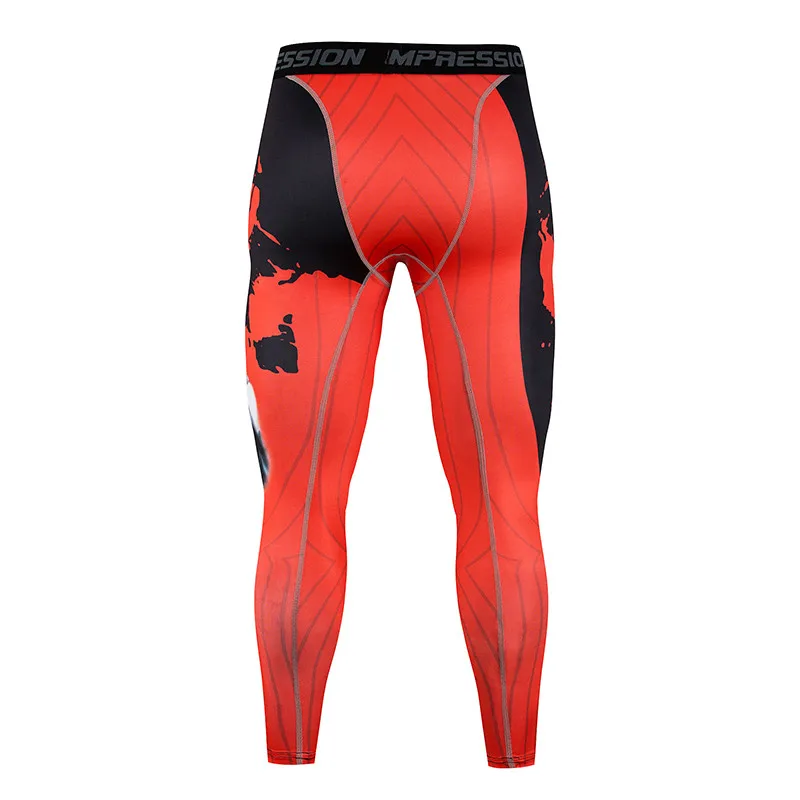 

New summer warm casual pants men's brand compression tights tight leggings men's fashion stretch fitness trousers