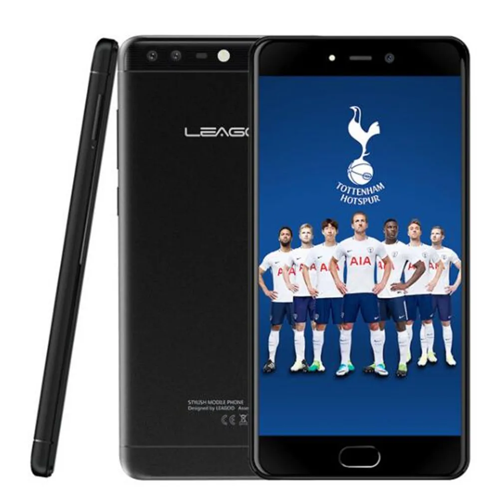 LEAGOO T5c 4G LTE Смартфон Android 7,0 SC9853 Восьмиядерный 5," FHD 3 Гб ram 32 Гб rom 13 МП Двойная Задняя камера отпечаток пальца мобильный телефон - Цвет: Black