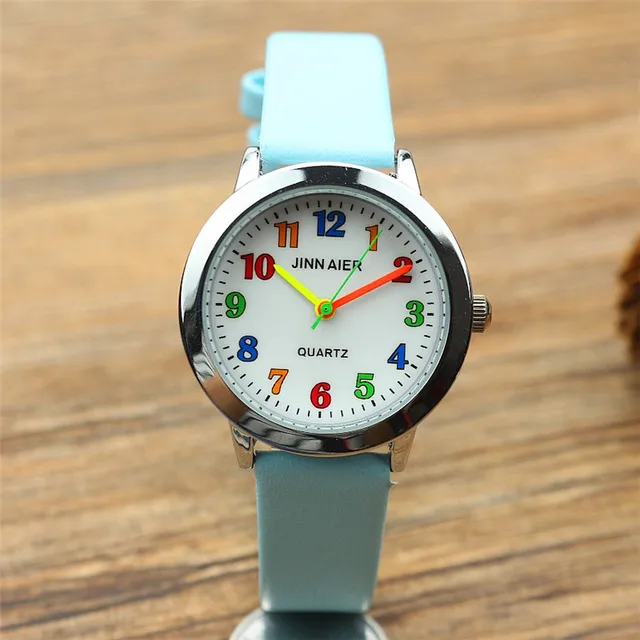 Fashion Round Learn To Time Kids Boy Girl Quartz Student Wristwatch Children's T Fashion Round Learn To Time Kids Boy Girl Quartz Student Wristwatch Children's T