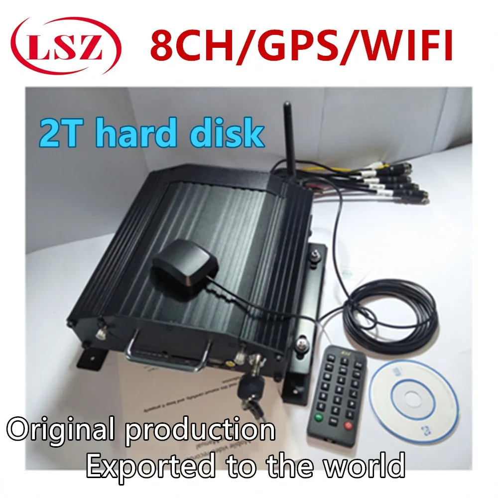 8CH gps Wi-Fi пульт дистанционного мониторинга позиционирования MDVR AHD720P коаксиальный жесткий диск видеомагнитофон пожарной машины мобильный