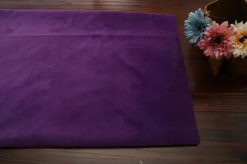 Толстый лен хлопок Тыква полоса печатных фланелет Diy шторы Обивка диван ткань шириной 148 см - Цвет: Purple 23