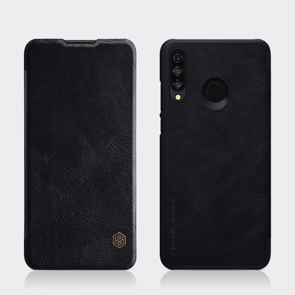 

Huawei Nova 4e leather case Huawei Nova 4e Cover Nillkin QIN Protective flip Cover wallet Case for Huawei Nova 4e