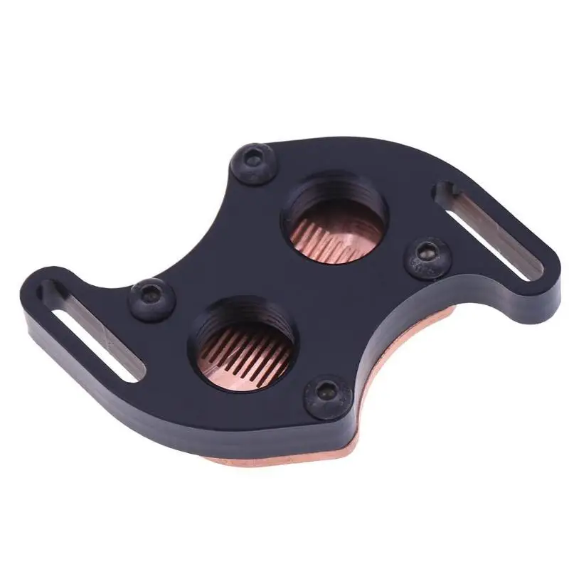 Северный и южный мост S Shape Waterblock G1/4 дюймовый медный упор 44 58 мм водяной блок с