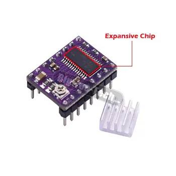 

3D Printer Stepstick Drv8825 Stepper Motor Driver Reprap 4 PCB Board + Free shipping replace A4988 pcb 3D Printer Parts